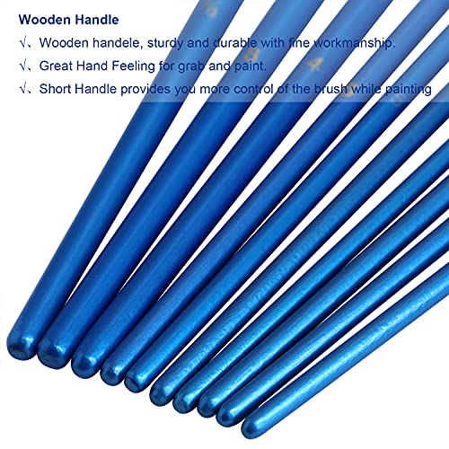 JOINREY Paint Brushes Set,20 Pcs Round Pointed Tip Paintbrushes Ny...
