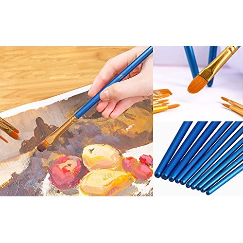 JOINREY Paint Brushes Set,20 Pcs Round Pointed Tip Paintbrushes Ny...