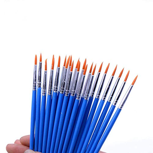 Round Paint Brushes，50 Pcs Art Paintbrushes for Kids/ Artists/Pai...