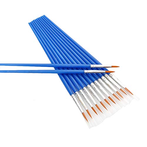 Round Paint Brushes，50 Pcs Art Paintbrushes for Kids/ Artists/Pai...
