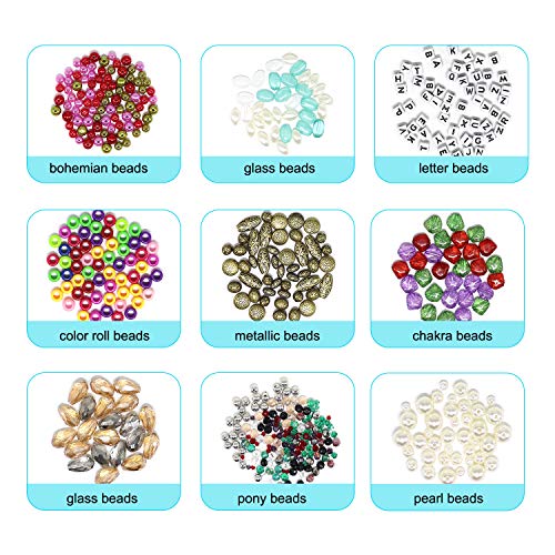 Jolitac Jewelry Making Supplies Kit Jewelry Beads, Charms, Finding...