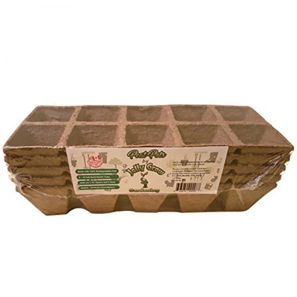 Seed Starter Peat Pots Kit | Germination Seedling Trays are Biodeg...