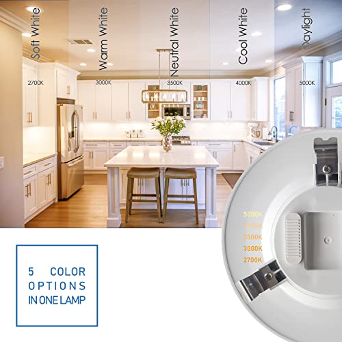 Jolux 4 Inch LED Can Lights Retrofit Recessed Lighting Selectable ...