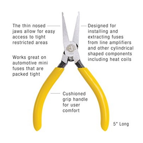 Jonard Tools FP-600, Fuse Puller with Cushion Grip, 5 Length