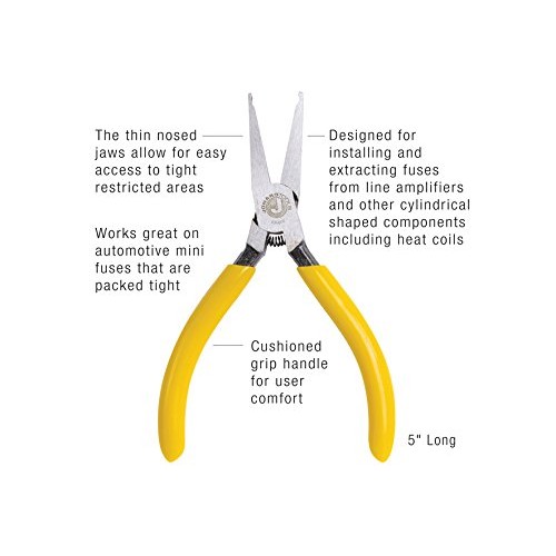 Jonard Tools FP-600, Fuse Puller with Cushion Grip, 5 Length