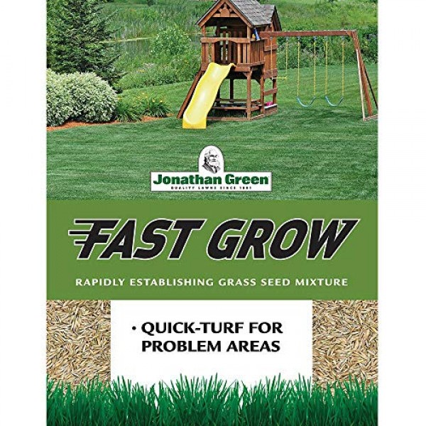 Jonathan Green 10810 Fast Grow Grass Seed Mixture, Up to 12500 Sqf...