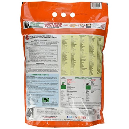 Jonathan Green 12195 Lawn Weed Control Broadleaf Fertilizer, 5000 ...