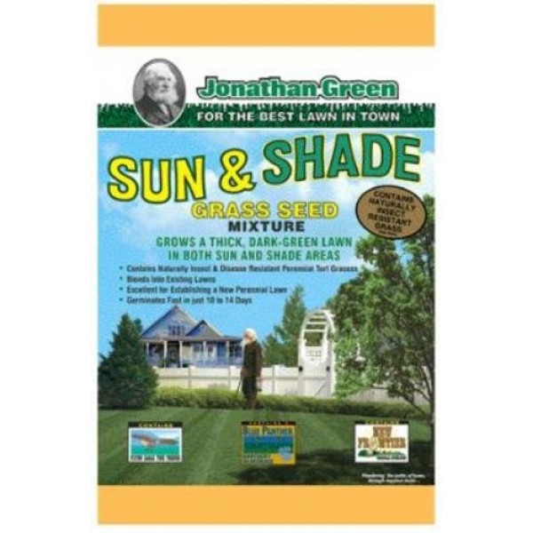 Jonathan Green Sun and Shade Grass Seed, 15-Pound