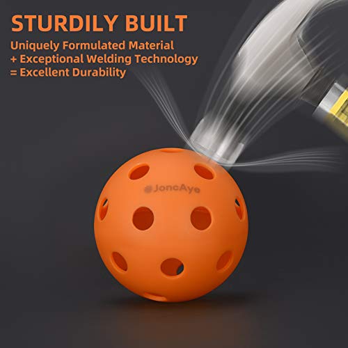 Pickleball Paddles Set of 4 incl 4 Fiberglass Pickleball Rackets, ...