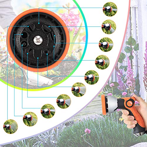 JOOIKOS Expandable Garden Hose 50ft - Flexible Water Hose with 10 ...