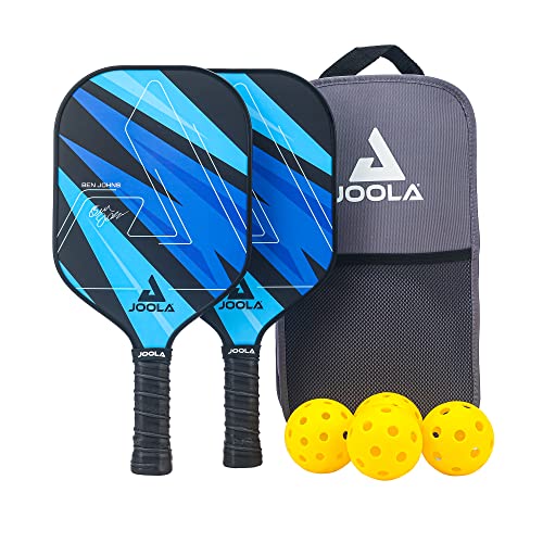 JOOLA Ben Johns Pickleball Set with 2 Fiberglass Paddles - Include...