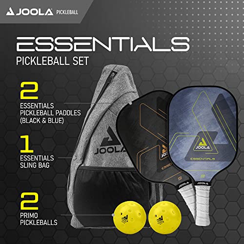 JOOLA Essentials Pickleball Paddles Set with Reinforced Fiberglass...