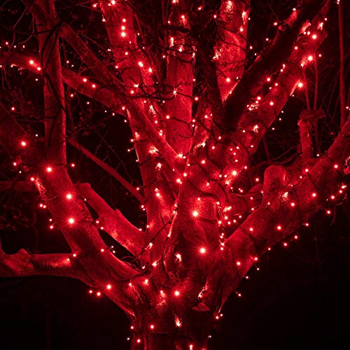 JosMega Upgraded Larger Solar Powered String Lights LED 8 Modes Ou...