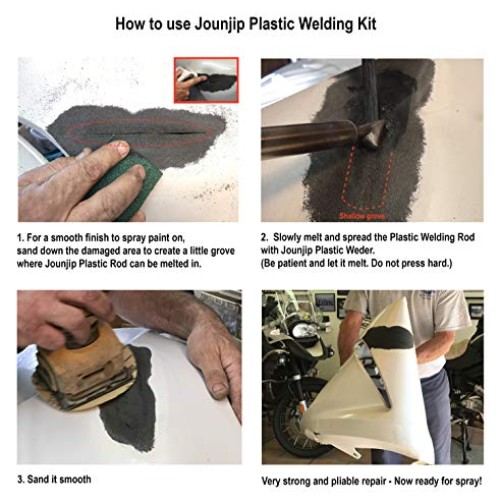 Jounjip Plastic Welding Repair Kit for Fuel Tank, Bumper, Canoe - ...
