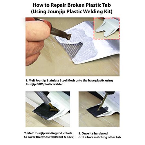 Jounjip Plastic Welding Repair Kit for Fuel Tank, Bumper, Canoe - ...