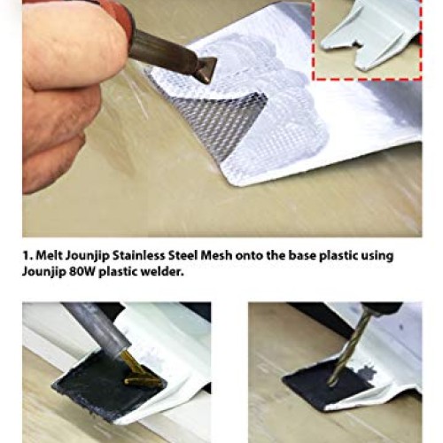 Jounjip Plastic Welding Repair Kit for Fuel Tank, Bumper, Canoe - ...