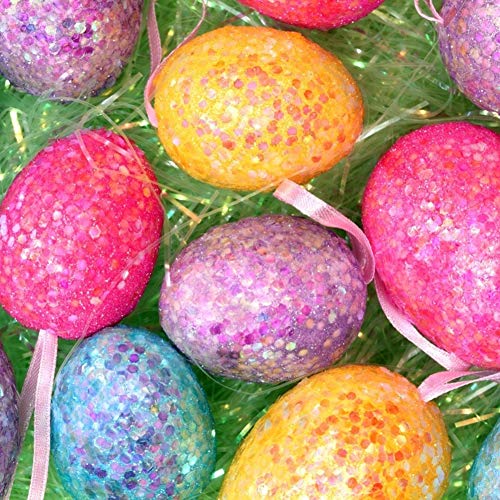JOYAHO Styrofoam Eggs, 20 Pieces 2.8 Inches Easter Natural White C...