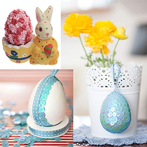 JOYAHO Styrofoam Eggs, 60 Pieces 5 Sizes Easter Smooth Polystyrene...