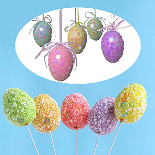 JOYAHO Styrofoam Eggs, 60 Pieces 5 Sizes Easter Smooth Polystyrene...