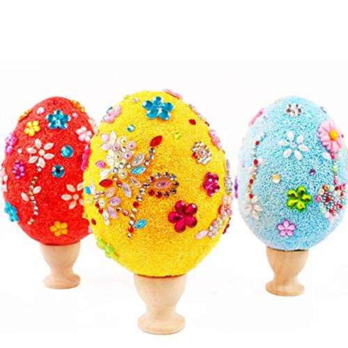 JOYAHO Styrofoam Eggs, 60 Pieces 5 Sizes Easter Smooth Polystyrene...