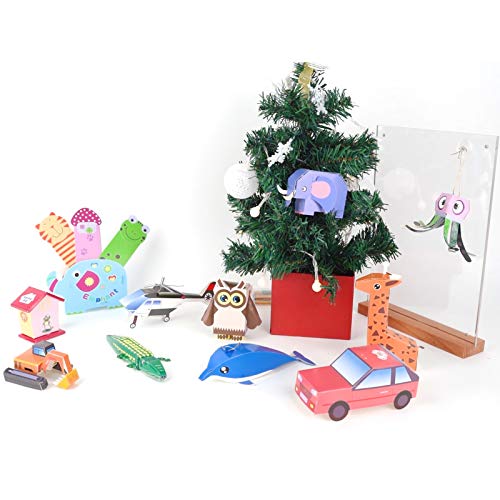 Construction Paper Kid Origami Kit, Paper Model for Crafts, 3D Puz...