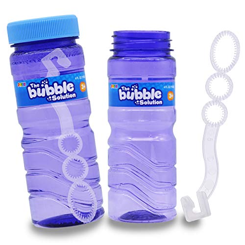 JOYIN 12 4oz Bubble Bottles with Wand Assortment for Kids, Bubble ...
