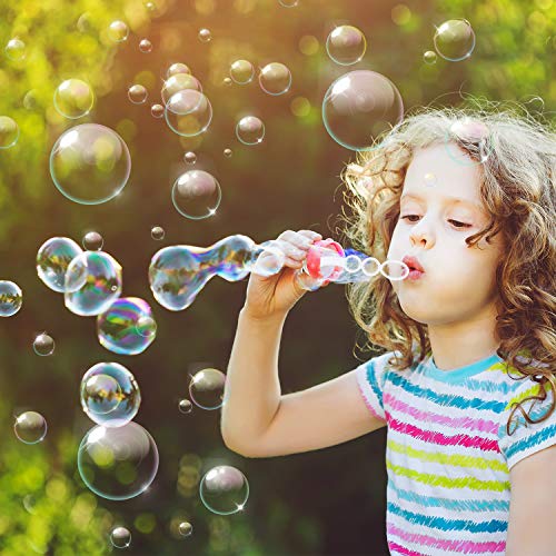 JOYIN 12 4oz Bubble Bottles with Wand Assortment for Kids, Bubble ...