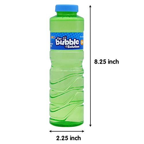 JOYIN 2 Pcs 16 oz Bubble Solution Refill up to 5 Gallon for Larg...
