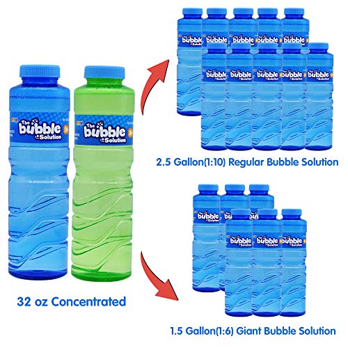 JOYIN 2 Pcs 16 oz Bubble Solution Refill up to 5 Gallon for Larg...