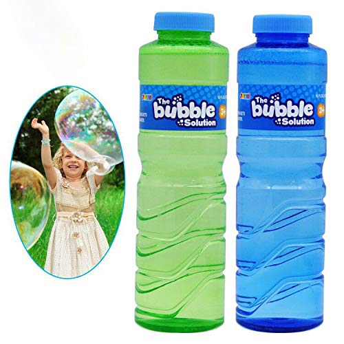 JOYIN 2 Pcs 16 oz Bubble Solution Refill up to 5 Gallon for Larg...