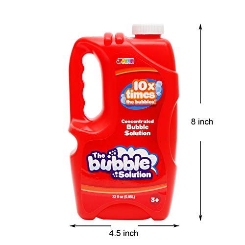 JOYIN 2 Pcs Bubble Solution Refill 32 Ounce 0.95L for Bubble Mac...