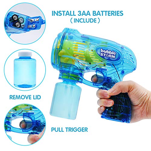 JOYIN 3 Bubble Blaster Kit Automatic Bubble Maker Blower Mach...