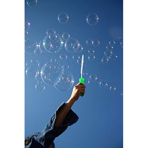 Joyin Toy 12 Pack 14’’ Big Bubble Wand Assortment 1 Dozen with B...