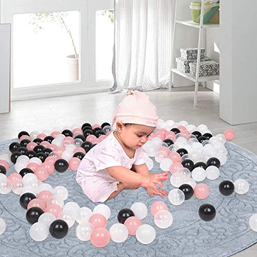 JOYMOR Pack of 200 Ball Pit Balls Kids Crush Proof Plastic Toy Bal...
