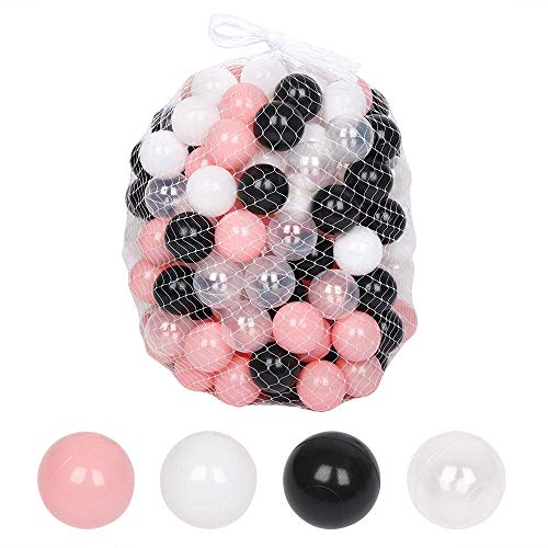 JOYMOR Pack of 200 Ball Pit Balls Kids Crush Proof Plastic Toy Bal...