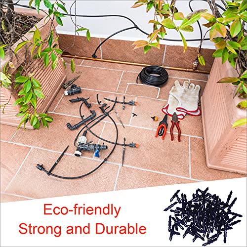 JOYPRO Irrigation Fittings Kit for 1/4 Tubing 130 Pieces Set Drip...