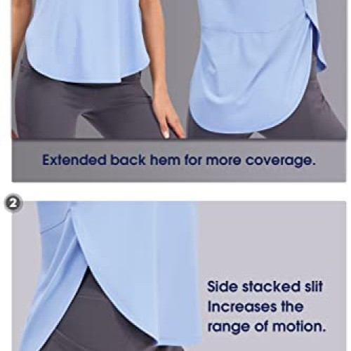 Workout Tops for Women Sleeveless Workout Shirts for Women Athleti...