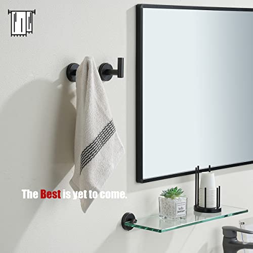 JQK Bathroom Towel Hook Oil Rubbed Bronze, 304 Stainless Steel 0.8...