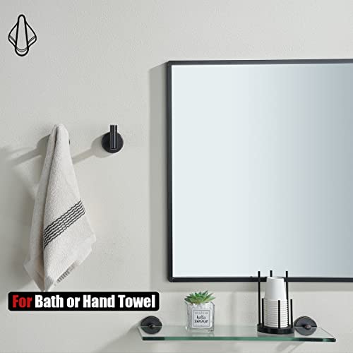 JQK Bathroom Towel Hook Oil Rubbed Bronze, 304 Stainless Steel 0.8...