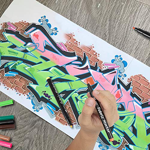 Fabric Markers Permanent for T Shirts, Canvas Bags, Clothing, No B...