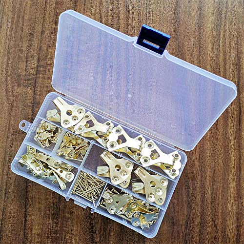 Jroyseter 130Pcs Picture Hangers & Nails, Photo Frame Accessories ...