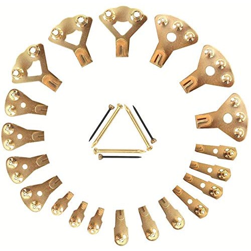 Jroyseter 130Pcs Picture Hangers & Nails, Photo Frame Accessories ...