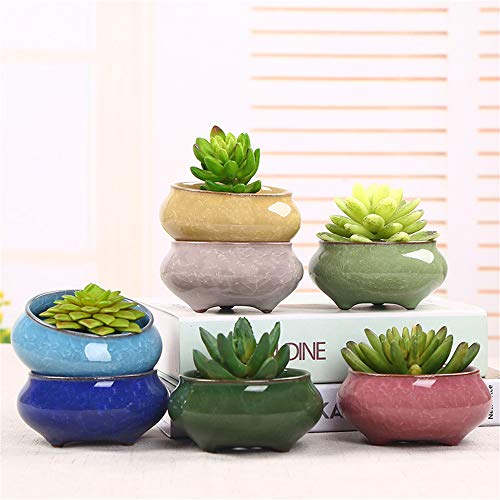 Stoneware Retro-Burned Purple Sand Plastic Bowl-Shaped Red Ceramic...