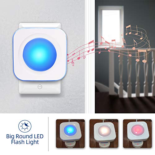 Wireless Doorbell JSIEEM Waterproof Door Bell Operating at 1000 fe...