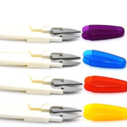 JSSHI 4Pcs Portable U Shape Embroidery Cross-Stitch Craft Thread C...