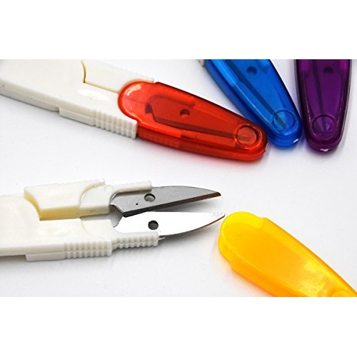 JSSHI 4Pcs Portable U Shape Embroidery Cross-Stitch Craft Thread C...