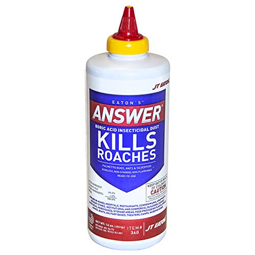 JT Eaton 360 Answer Boric Acid Insecticidal Dust, 16 oz Bottle, 1_...