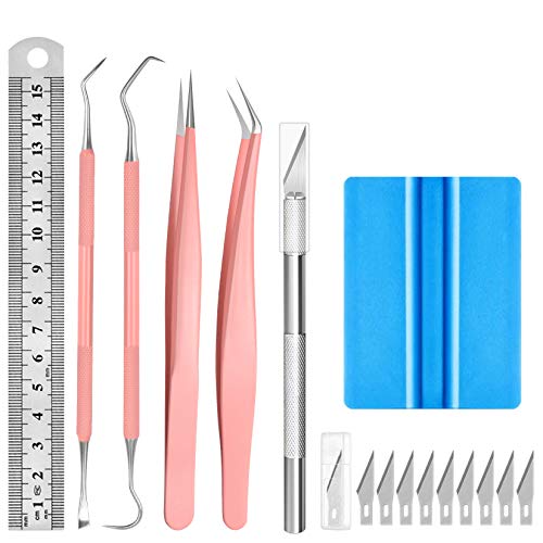 17PACK Weeding Craft Tool Weeding Tool Kit Upgrade Stainless Steel...