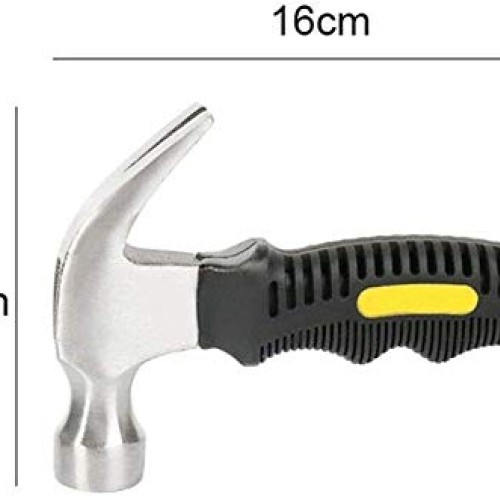 Engineering Hammer，10 Oz Mini Claw Hammer, Multifunctional Carbon...