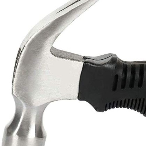 Engineering Hammer，10 Oz Mini Claw Hammer, Multifunctional Carbon...